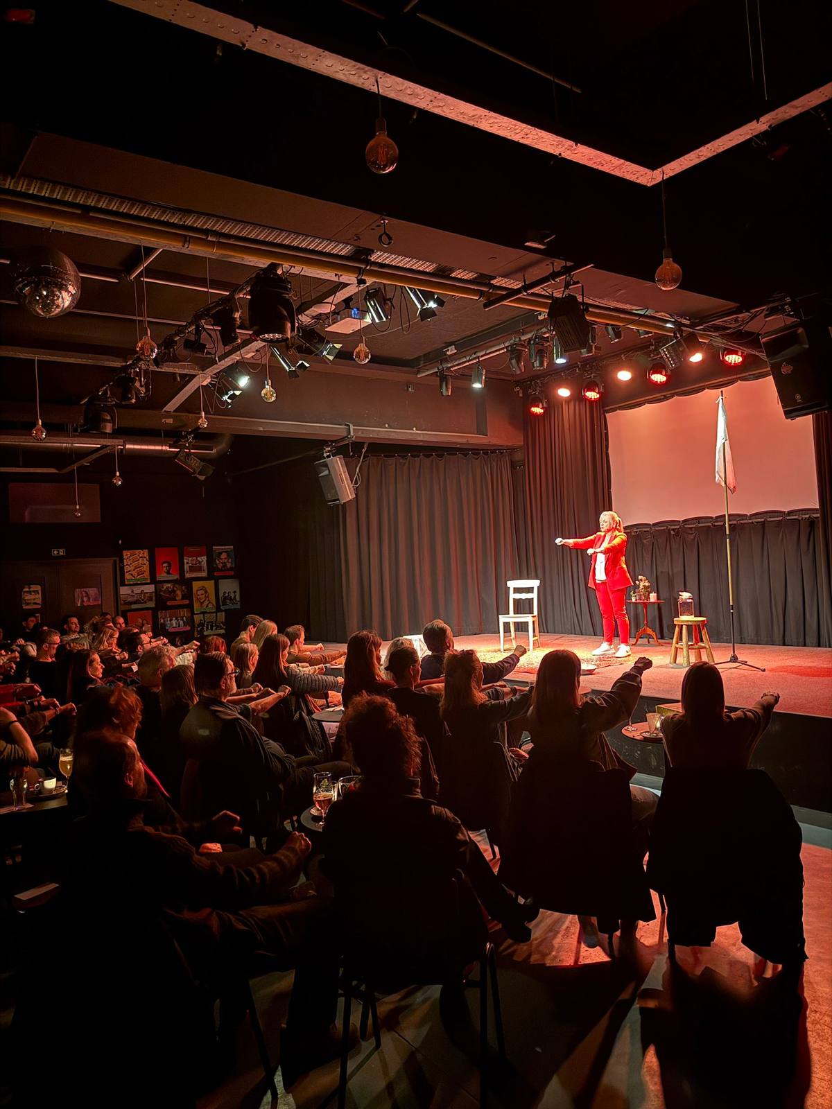 Volle zaal tijdens een event van Ann Esch