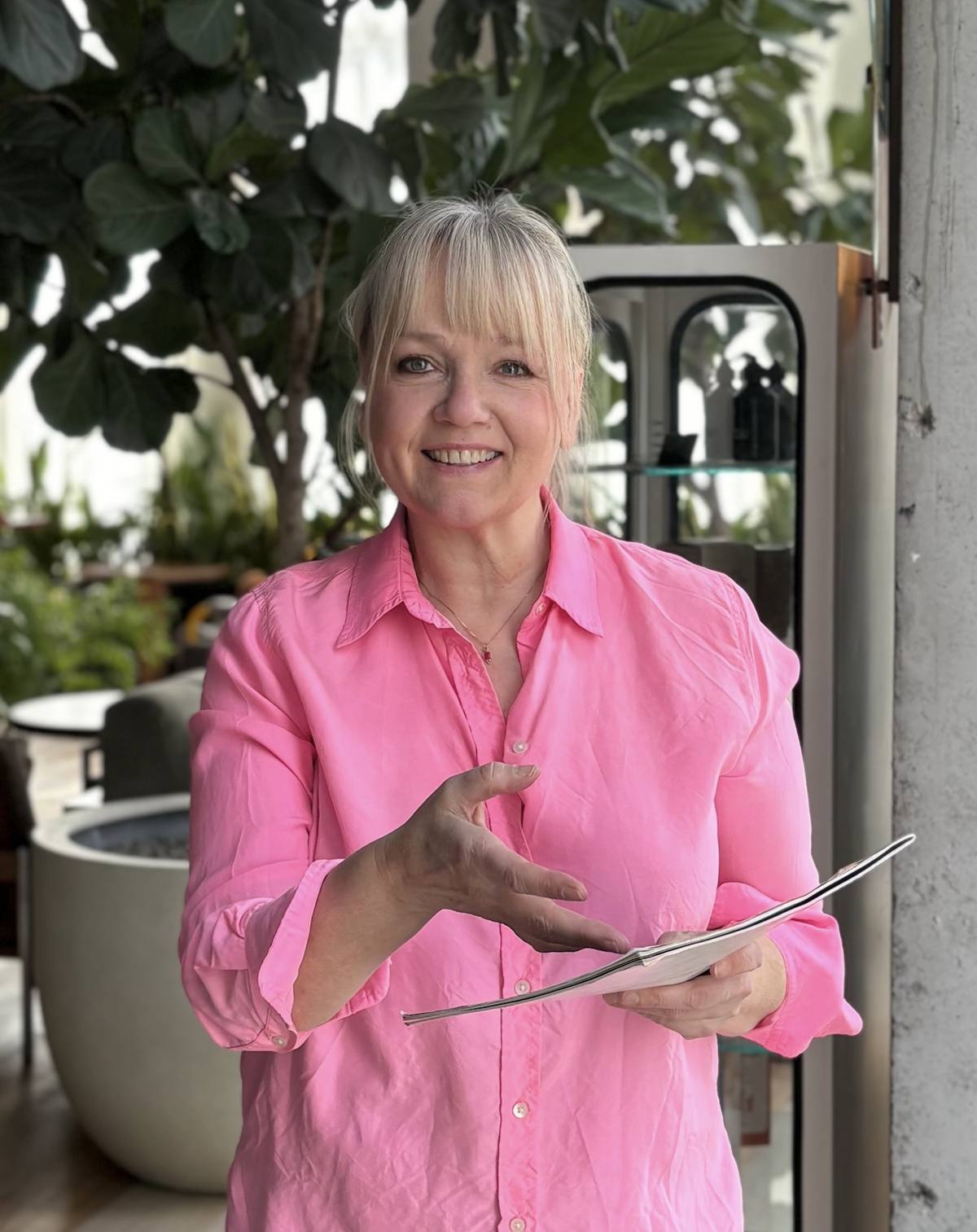 Ann Esch in workshop